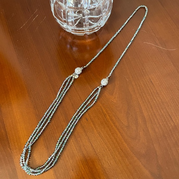 Saachi Silver sparkly Necklace - Picture 3 of 9